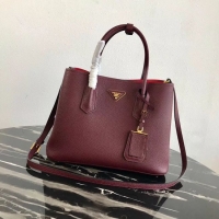 Hot Style Prada Deer skin bag 1BG008 Burgundy