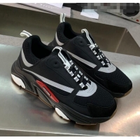 Reasonable Price Dior B22 Sneaker in Calfskin And Technical Mesh CD1330 Black/Silver 2020