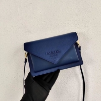 Best Price Prada Saffiano leather mini-bag 1BP020 blue