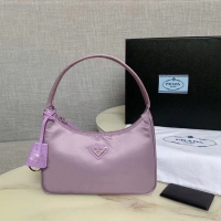 Sumptuous Prada Re-Edition 2000 nylon mini-bag 1NE515 Lavender