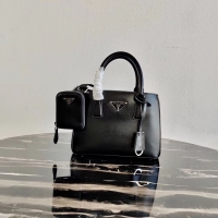 Duplicate Prada Saffiano leather mini-bag 1BA296 black