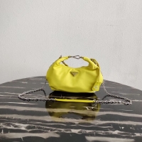 Low Price Prada Re-Edition 2005 nylon shoulder bag 1BH172 yellow