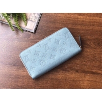 Trendy Design Louis vuitton original Iris ZIPPY Wallet M69032 blue 