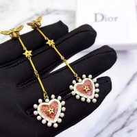 Top Design Dior Earrings DIOR4598 Red