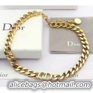 New Fashion Dior CD Chian Short Necklace 2061233 Gold 2020