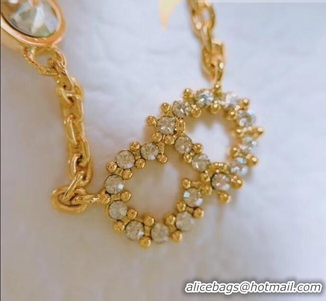 High Quality Dior Crystal CD Necklace 2061241 2020