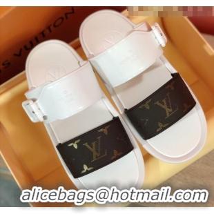 Wholesale Louis Vuitton SUNBATH Flat Mules Sandals 1A66XD Black 2020