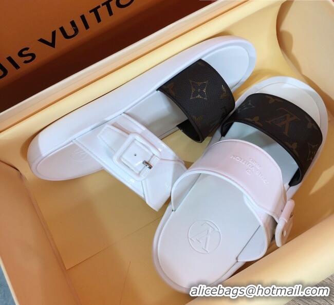 Wholesale Louis Vuitton SUNBATH Flat Mules Sandals 1A66XD Black 2020