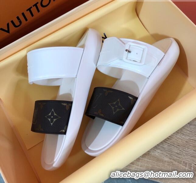 Wholesale Louis Vuitton SUNBATH Flat Mules Sandals 1A66XD Black 2020