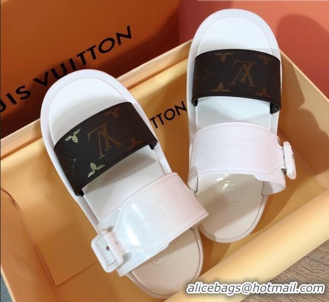 Wholesale Louis Vuitton SUNBATH Flat Mules Sandals 1A66XD Black 2020