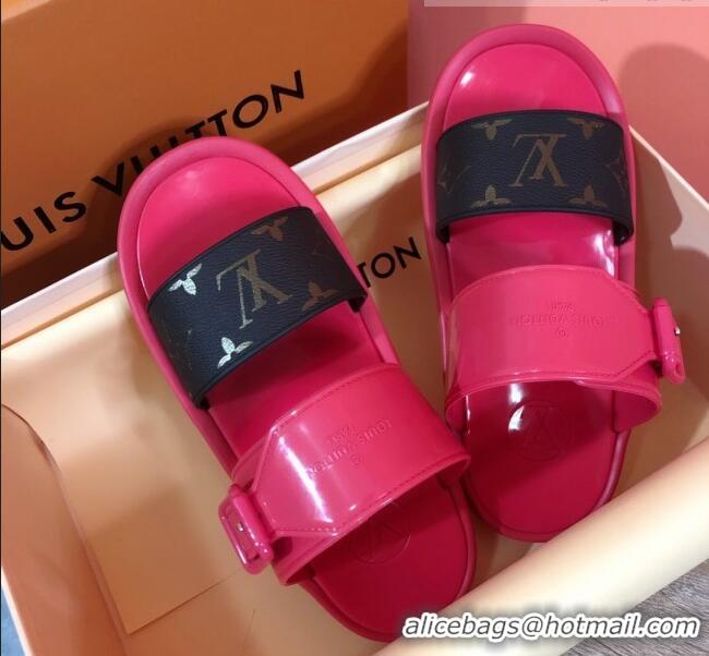 Top Quality Louis Vuitton SUNBATH Flat Mules Sandals 1A66XD Pink 2020