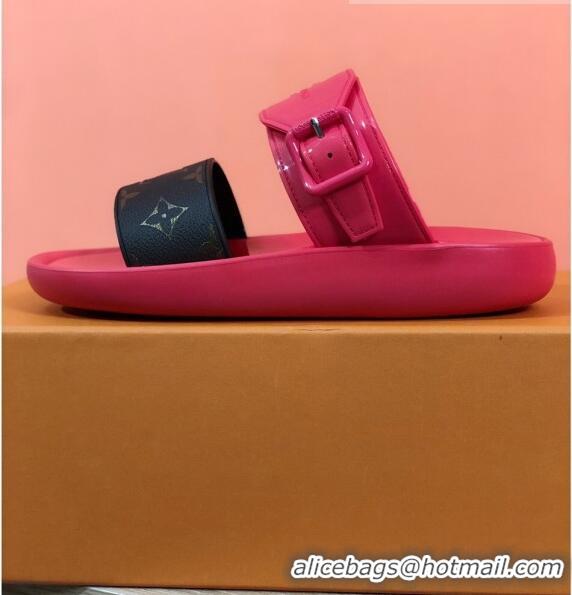 Top Quality Louis Vuitton SUNBATH Flat Mules Sandals 1A66XD Pink 2020