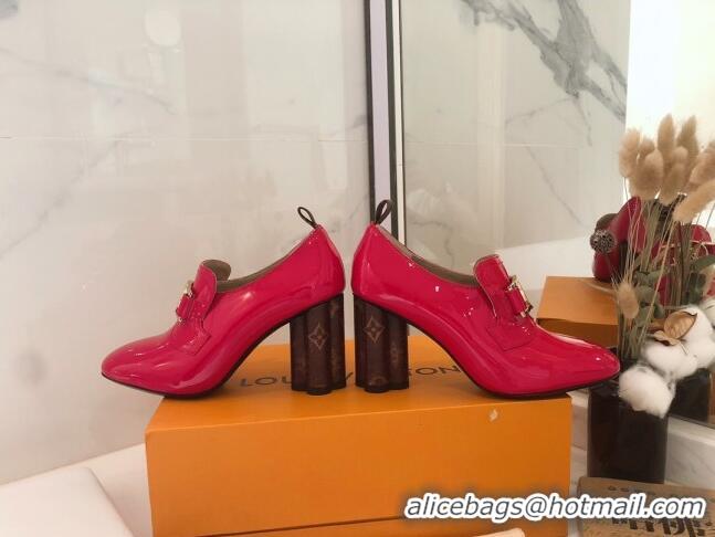 Cheapest Louis Vuitton SWIFT Loafers Pump in Patent Leather LV1769 Red 2020