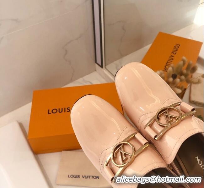 Discount Louis Vuitton SWIFT Loafers Pump in Patent Leather LV1769 Cream 2020