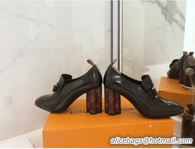 Top Quality Louis Vuitton SWIFT Loafers Pump in Patent Leather LV1769 Black 2020