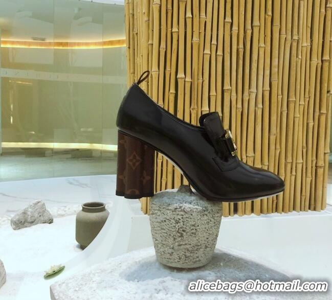 Top Quality Louis Vuitton SWIFT Loafers Pump in Patent Leather LV1769 Black 2020