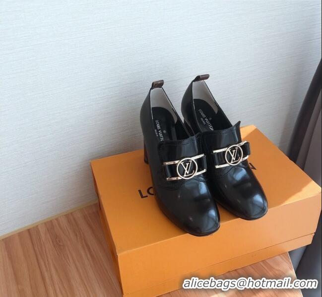 Top Quality Louis Vuitton SWIFT Loafers Pump in Patent Leather LV1769 Black 2020