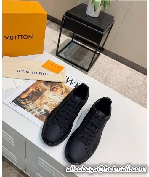 Discount Louis Vuitton LUXEMBOURG Trainers Sneakers in Transparent Textile LV6178 Black 2020