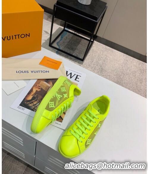 Top Quality Louis Vuitton LUXEMBOURG Trainers Sneakers in Transparent Textile LV6178 Green 2020