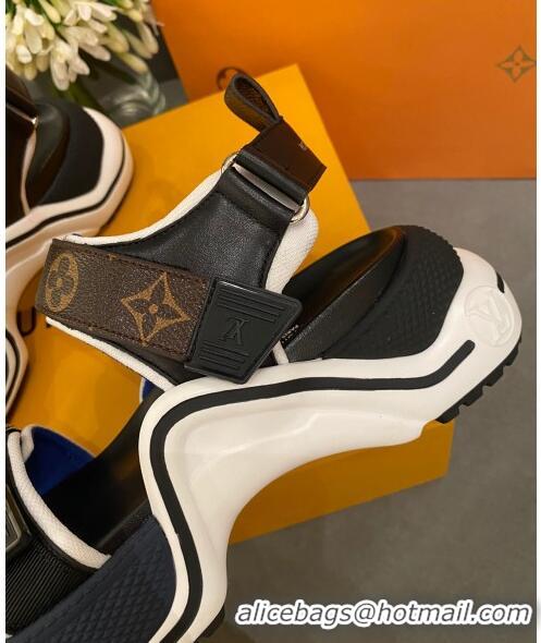 Buy AAAAA Louis Vuitton LV Archlight Contrasting Sporty Sandals LV2424 Blue 2020