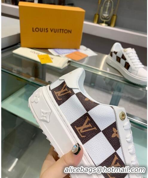 Cheapest Louis Vuitton Frontrow Monogram Damier Sneaker LV62428 2020 (For Women and Men)