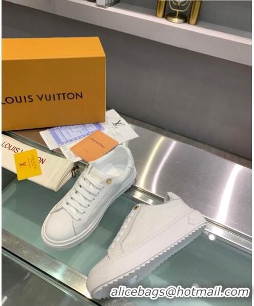 Luxury Louis Vuitton Frontrow Calfskin Damier Sneaker LV2429 White 2020 (For Women and Men)