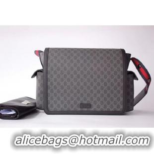 Top Quality Gucci GG Supreme Diaper Bag 495909 Black