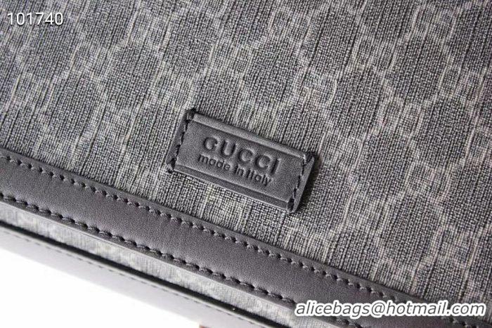 Top Quality Gucci GG Supreme Diaper Bag 495909 Black