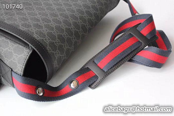 Top Quality Gucci GG Supreme Diaper Bag 495909 Black