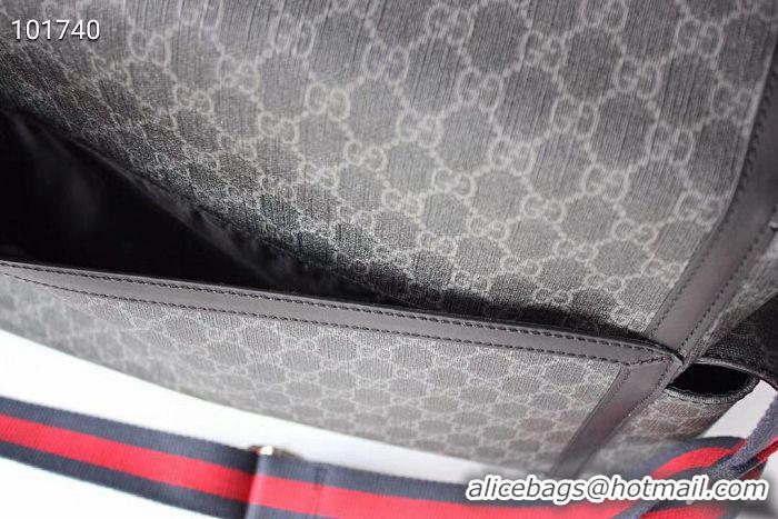 Top Quality Gucci GG Supreme Diaper Bag 495909 Black