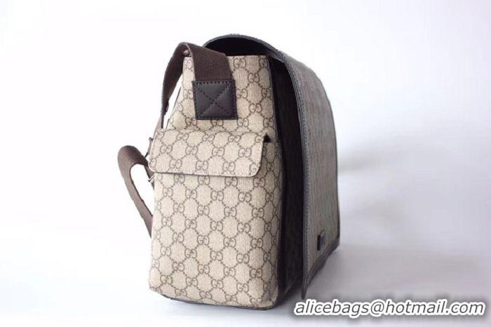 New Fashion Gucci GG Supreme Diaper Bag 495909 Brown