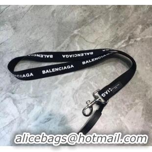 Inexpensive Balenciaga Canvas Strap With Logo B60436 Black 2020