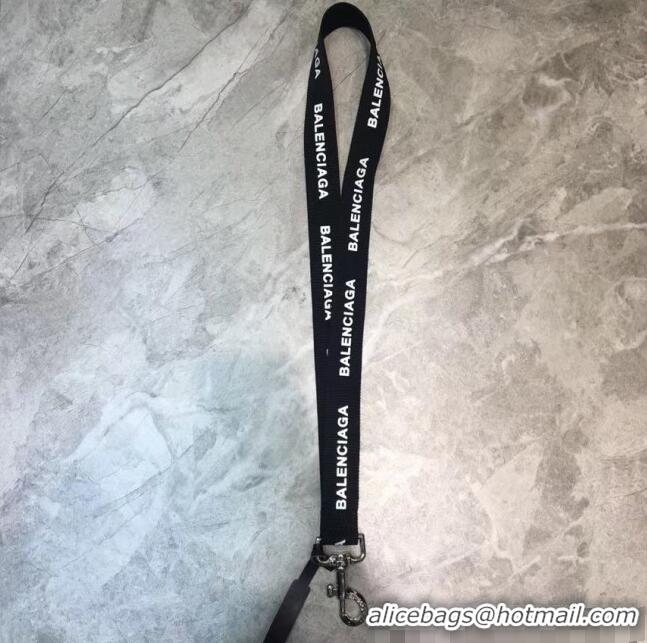 Inexpensive Balenciaga Canvas Strap With Logo B60436 Black 2020