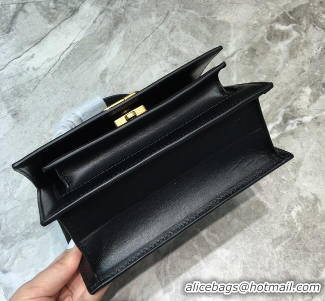 Discount Balenciaga Sharp XS Satchel Top Handle Bag in Black Smooth Leather B71313 Black 2020