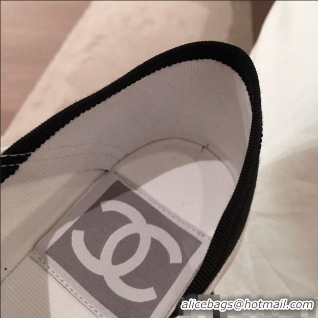 ​Discount Chanel Vintage Canvas Lace-up Sneakers C70606 White 2020