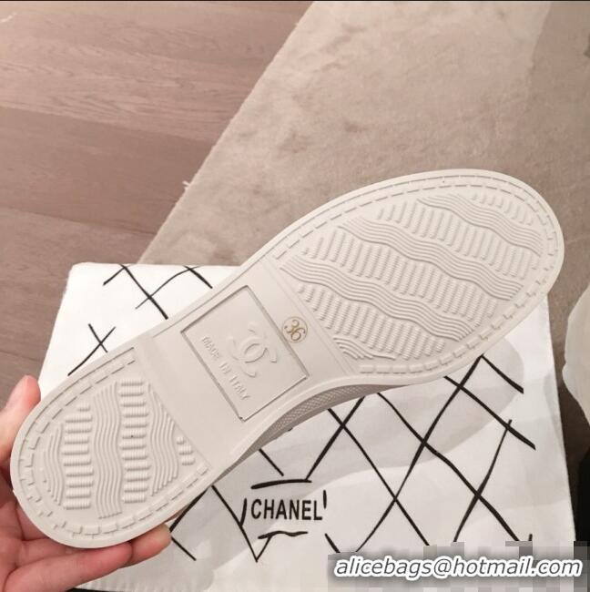 ​Discount Chanel Vintage Canvas Lace-up Sneakers C70606 White 2020