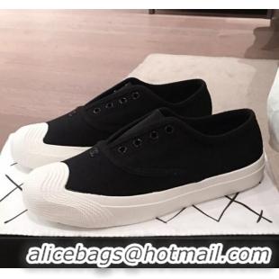 Unique Grade Chanel Vintage Canvas Slip-on Sneakers C70608 Black 2020