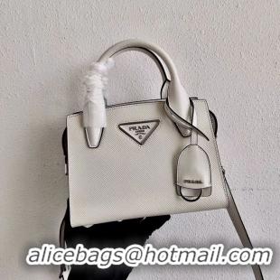 Pretty Style Prada Saffiano leather mini-bag 2BA269 White