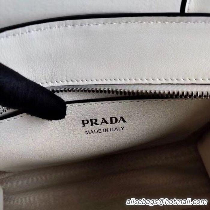 Pretty Style Prada Saffiano leather mini-bag 2BA269 White