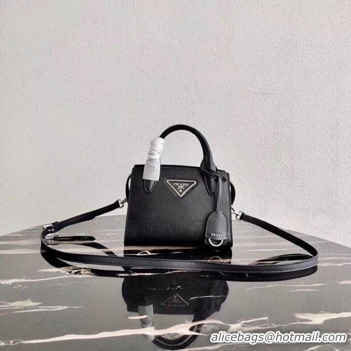 Classic Cheapest Prada Saffiano leather mini-bag 2BA269 black