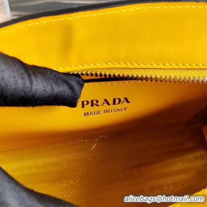 Sophisticated Prada Saffiano leather mini-bag 2BA269 yellow