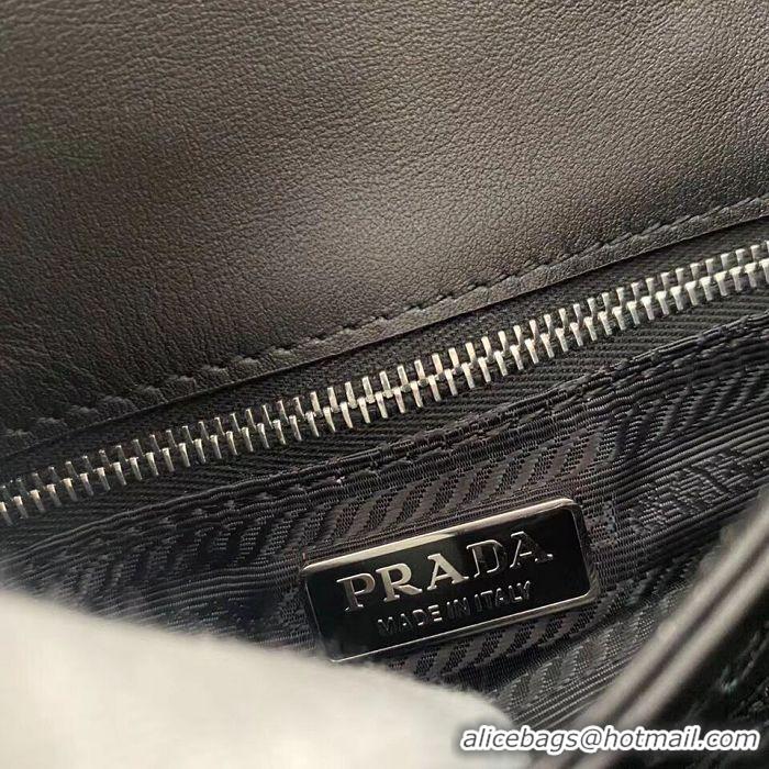 Cheapest Prada Saffiano leather mini shoulder bag 2BD032 black