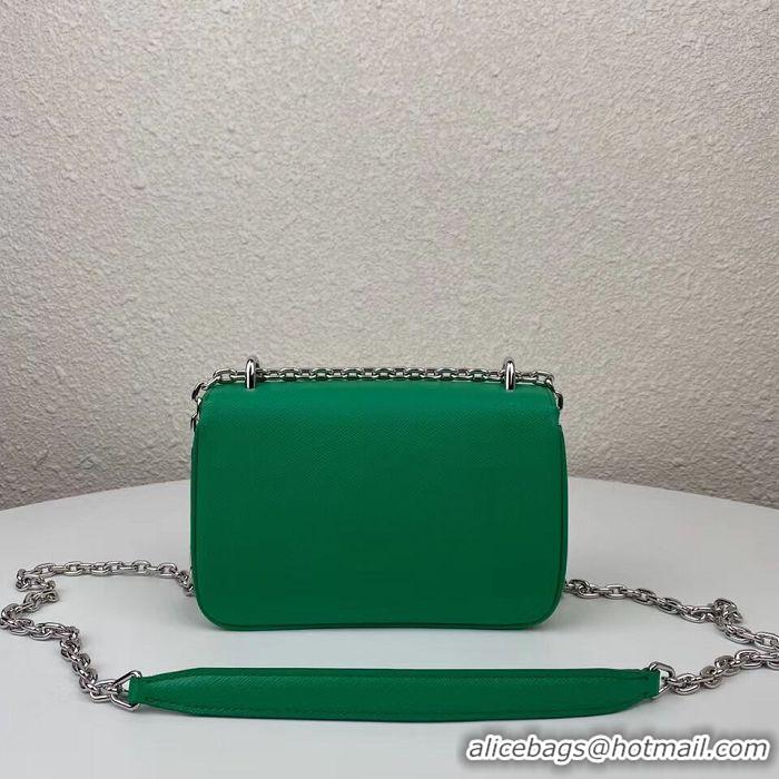 Trendy Design Prada Saffiano leather mini shoulder bag 2BD032 green