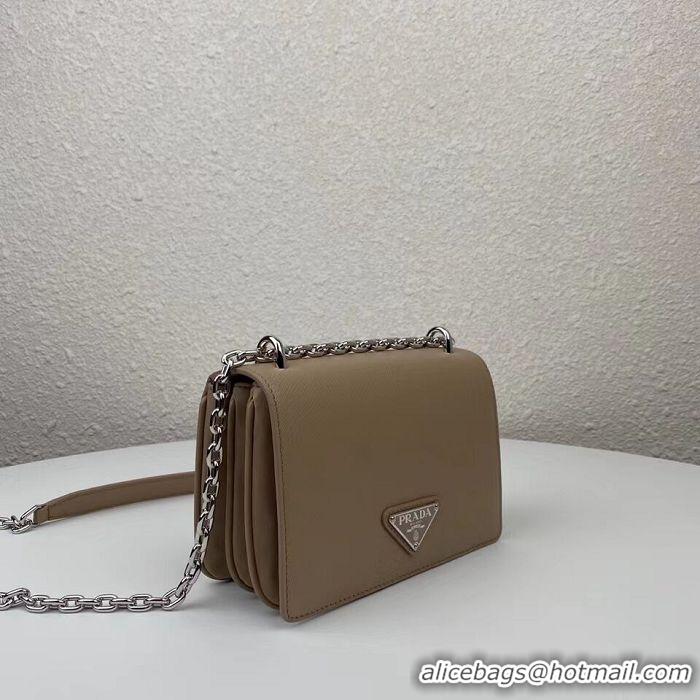 Best Price Prada Saffiano leather mini shoulder bag 2BD032 apricot