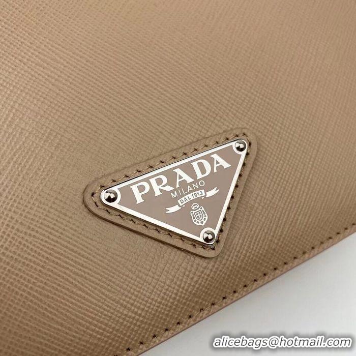 Best Price Prada Saffiano leather mini shoulder bag 2BD032 apricot