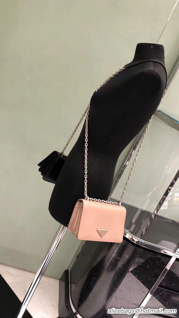 Good Looking Prada Saffiano leather mini shoulder bag 2BD032 pink