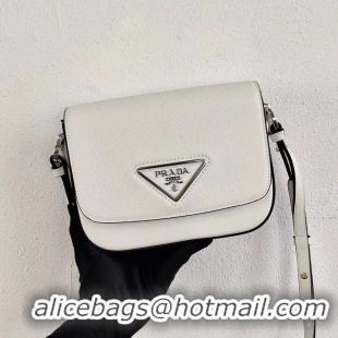 Classic Specials Prada Saffiano leather mini shoulder bag 2BD249 white