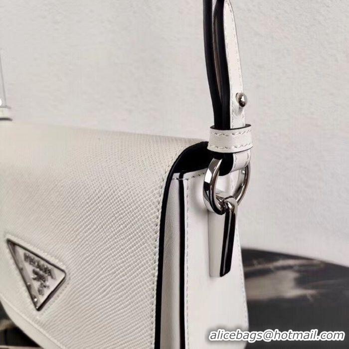 Classic Specials Prada Saffiano leather mini shoulder bag 2BD249 white