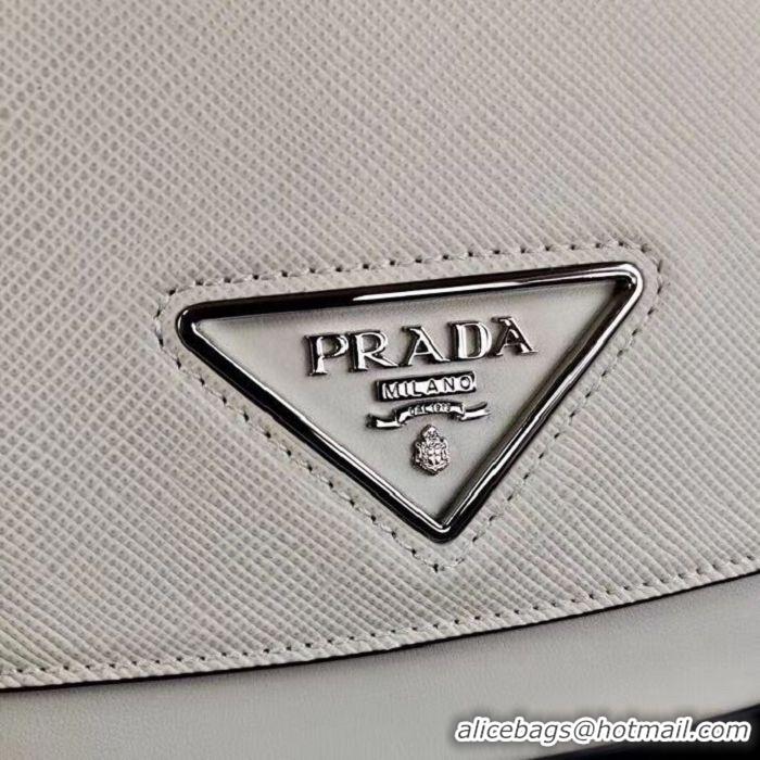 Classic Specials Prada Saffiano leather mini shoulder bag 2BD249 white