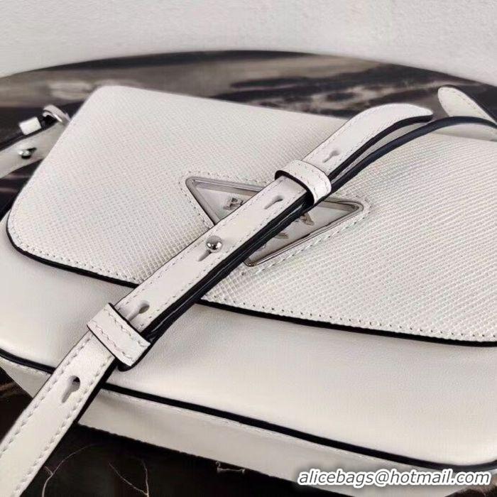 Classic Specials Prada Saffiano leather mini shoulder bag 2BD249 white